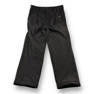 Pascucci Gray Pleated Insulated Snap Pocket Golf Pants Mens Size 32X28